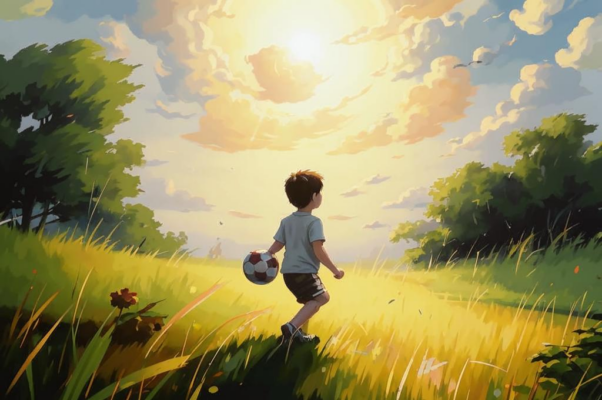 «Как весело он бьет мячом...»