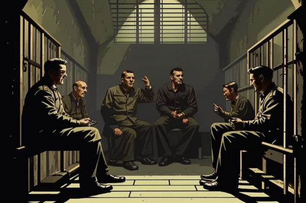 «Нас трое в камере одной...»