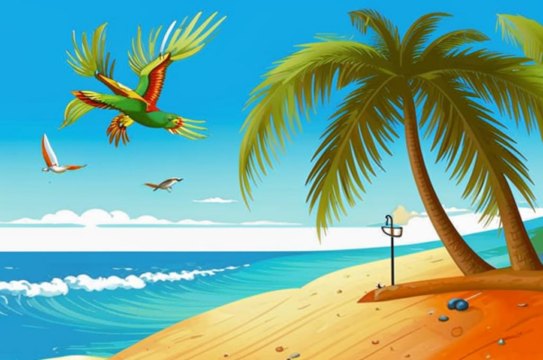 «Под пальмой на песке горячем...»