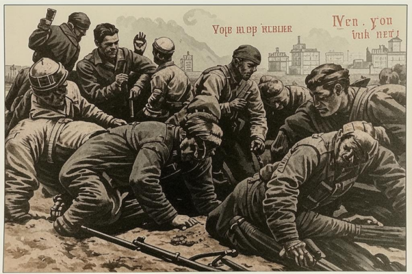 «Нас обошли и жали с тыла...»