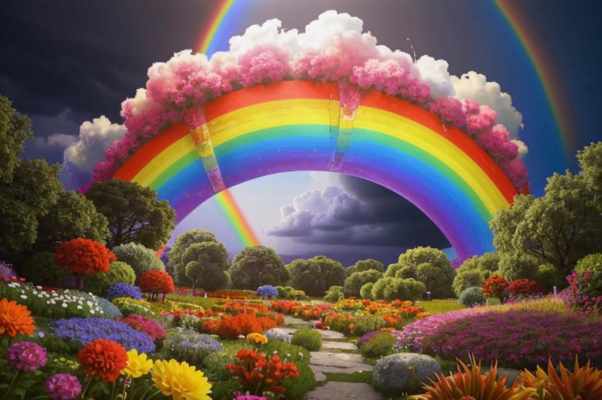 «Цветы и молнии, — в саду...»