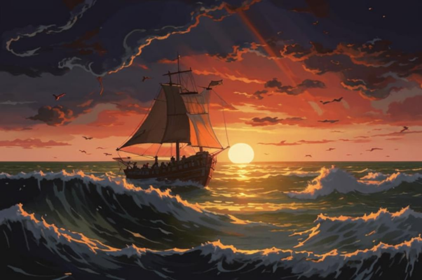 Рыбацкая («Соленый ветер бросает пен…»)