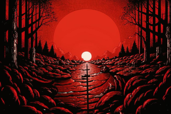 «Багрового солнца над нами шары...»