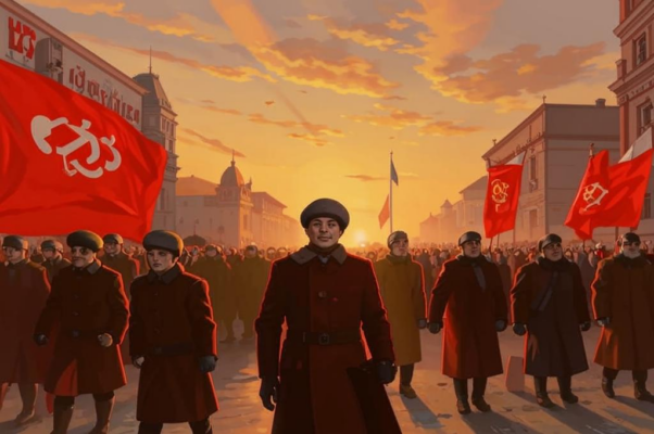 Коммунисты идут вперед