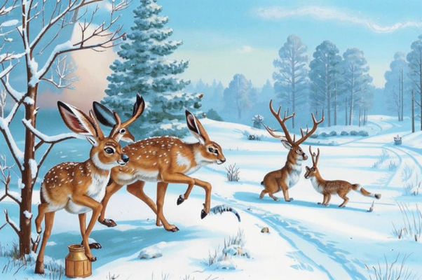 Начало зимы («Довольно. / Гремучие сосны летят…»)