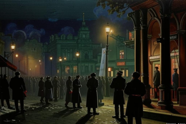 Разговор («Верно, пять часов утра,/ не боле…»)