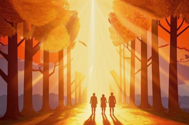 Любовь («Словно бисером, солнце панел…»)