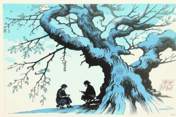 «В небе веточка, нависая...»