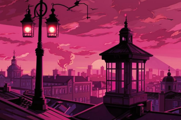 «На крыше пост. Гашу фонарь...»