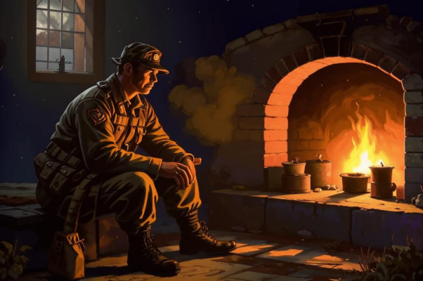 «Связисты накалили печку...»