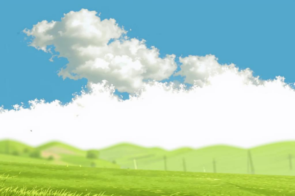 «Тень от облака бежит по лугу...»