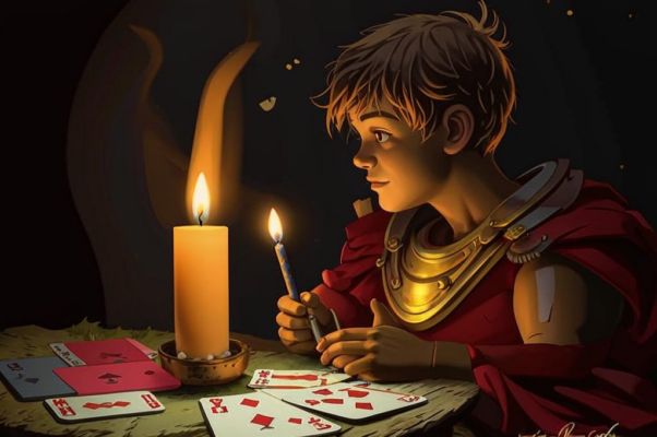 Гаданье («Горит свеча.  Ложатся карты…»)