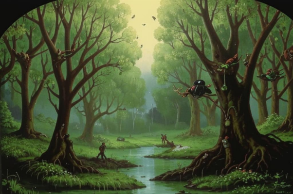 Весна («Деревья, что растут в тен…»)