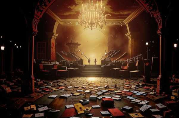 Натюрморт («Полупустым оркестром/ шла тропинка скрипки…»)