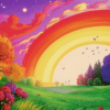 Радуга («Малиновый, красный, оранжевый, желтый…»)