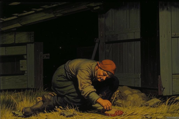 Крестьянин в беде