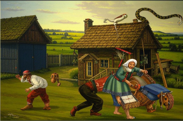 Крестьянин и змея («Змея к Крестьянину пришла проситься в дом…»)