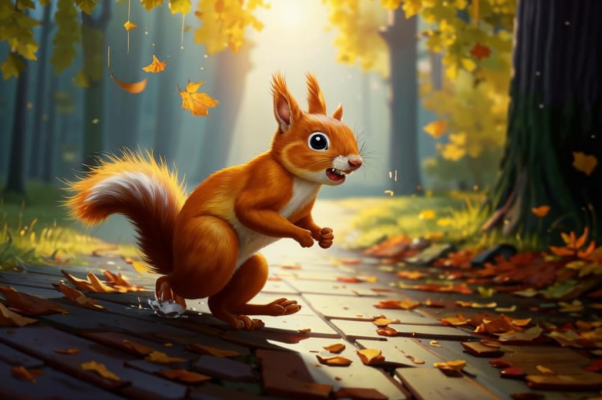 Лисица и сурок