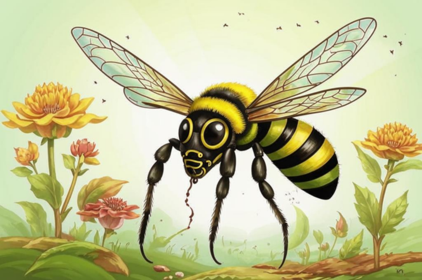 Муха и пчела
