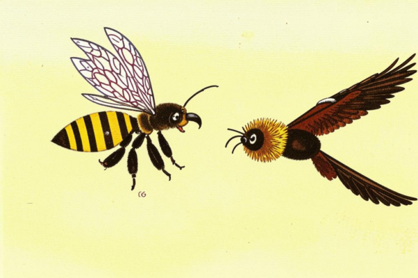 Орел и пчела