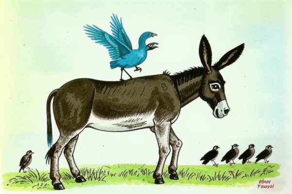 Осел и заяц