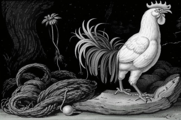 Петух и жемчужное зерно