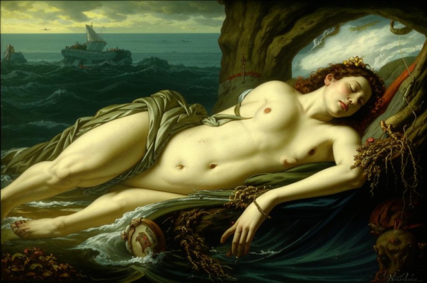 Пловец и море