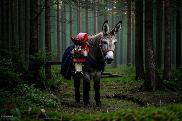 Филин и осел