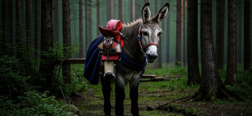 Филин и осел