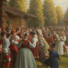 Белка («В деревне, в праздник, под окно…»)