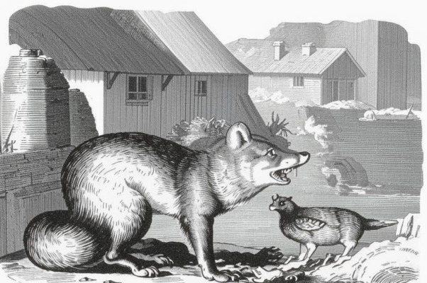 Волк и лисица («Охотно мы дарим…»)