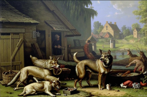 Волк и пастухи