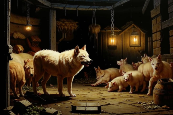 Волк на псарне