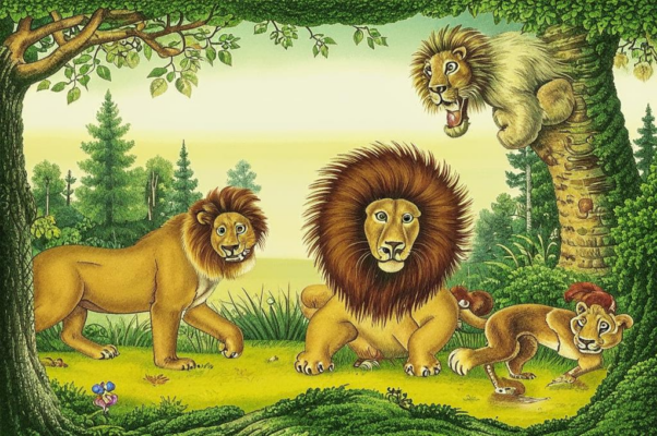 Лев и мышь