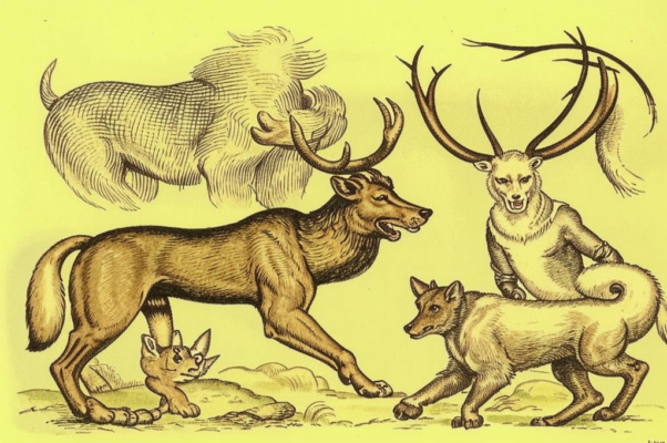 Лев на ловле