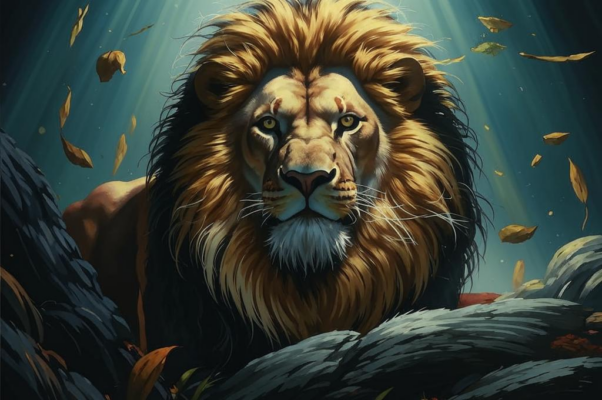 Лев состаревшийся