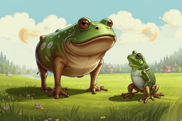 Лягушка и вол