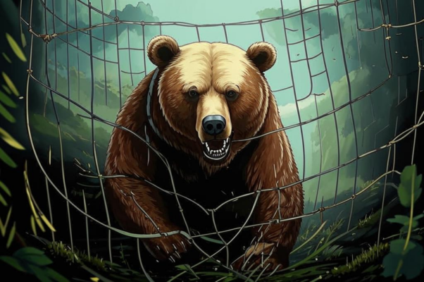 Медведь в сетях