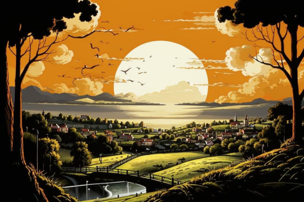 Отъезд из деревни («Прости, любезное село…»)