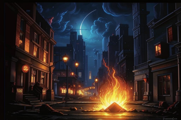 Пожар и алмаз