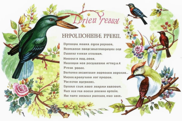 Скворец («У всякого талант есть свой…»)