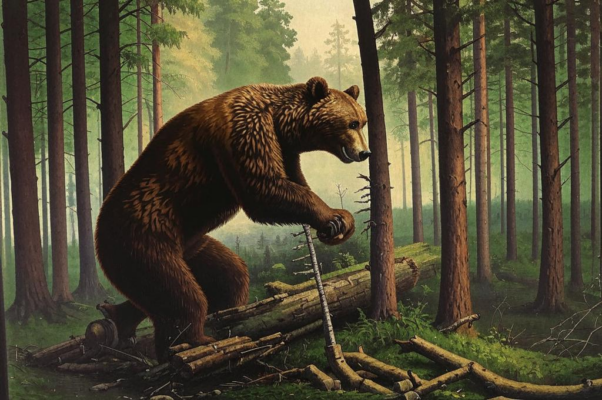 Трудолюбивый медведь