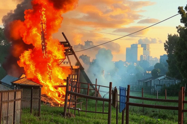 «Бабье лето за оградой...»