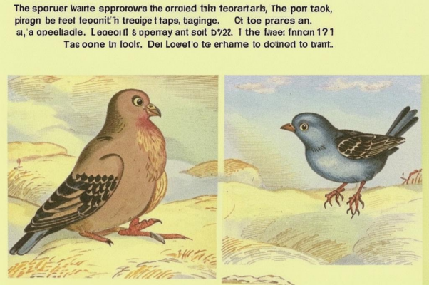 Чиж и голубь