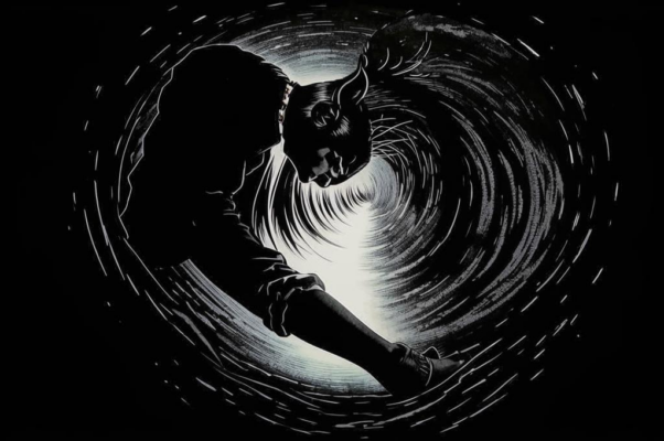 «В ее зрачке скользнула рысья риска...»