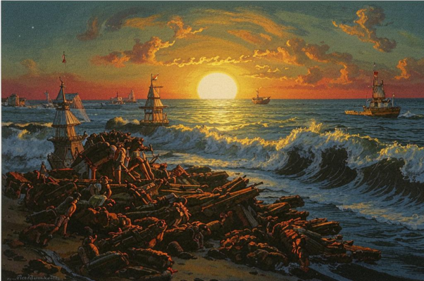 «За отбросами моря вонючими...»