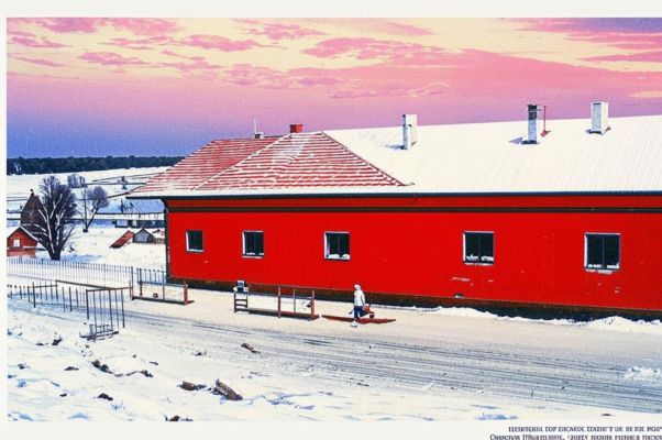 «На отшибе за красным лабазом...»