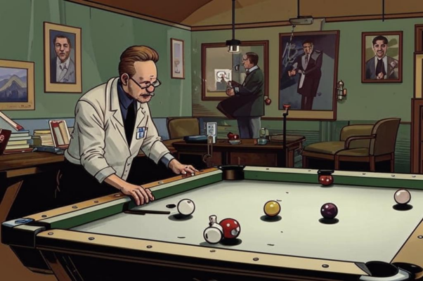 «Скучный уезд. Костяной биллиард...»