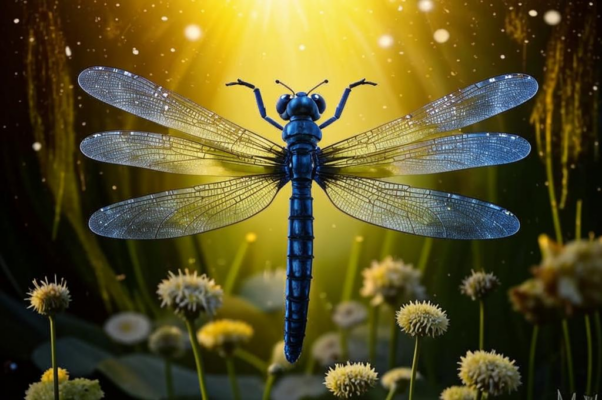 «Стрекозка побыла — и нет...»