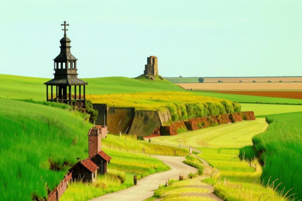 Пейзаж («Колокольни обожженный ствол…»)